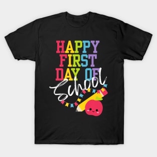 Happy first day of school teaching future elementary teacher T-Shirt
